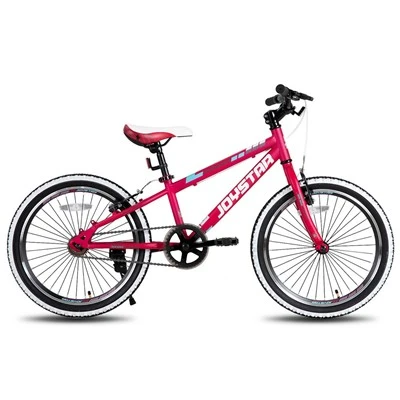 Bicicletă de munte de 24 inci, 7 viteze, frână dublă V din oțel, pentru adolescent BIKE078