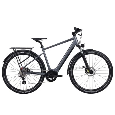Joykie 700C 36V 250W Aliaj de aluminiu Suspensie Fork Fork Motor Motor Trekking Bike for Adult