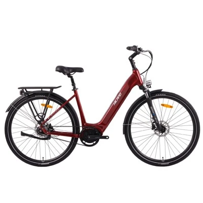 JOYKIE ALUMINUM ALUMINUM 700C 36V 20AH BATERIE Litiu Motor central Frame din oțel integrat Electric City Bike for Adult